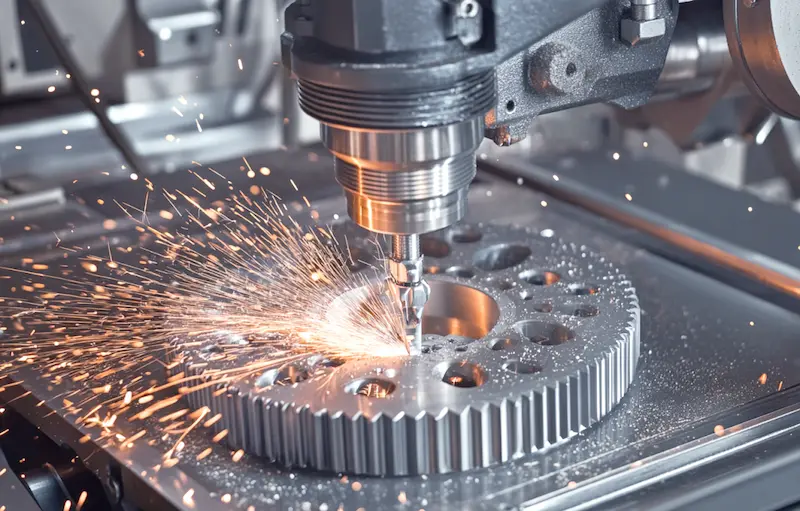 Straight Cut Gears Cutting Process