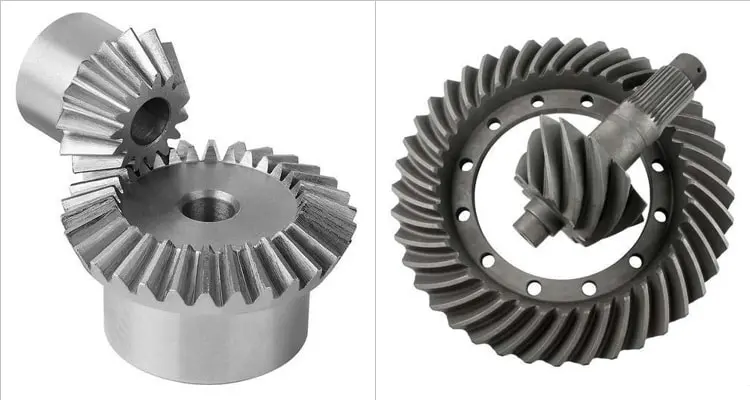 Straight Bevel Gear vs Spiral Bevel Gear