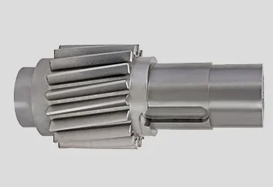 Helical pinion gear