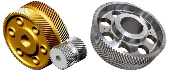 Herringbone gear vs double helical gear