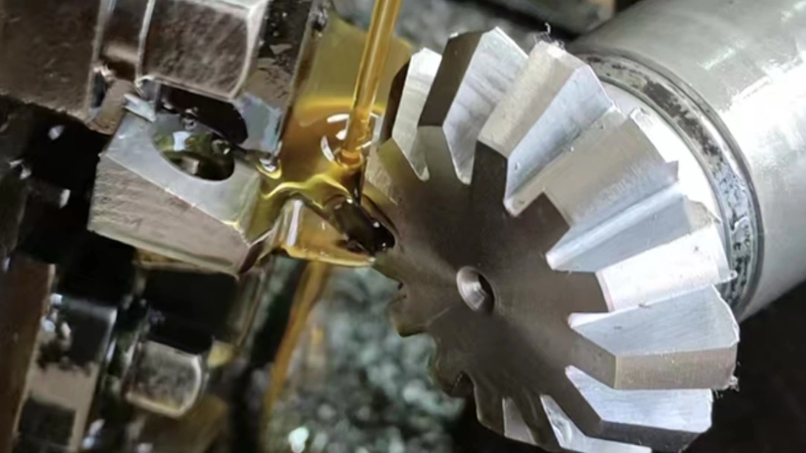 Straight Bevel Gear planing process