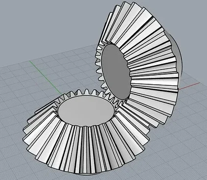 bevel gear drawing
