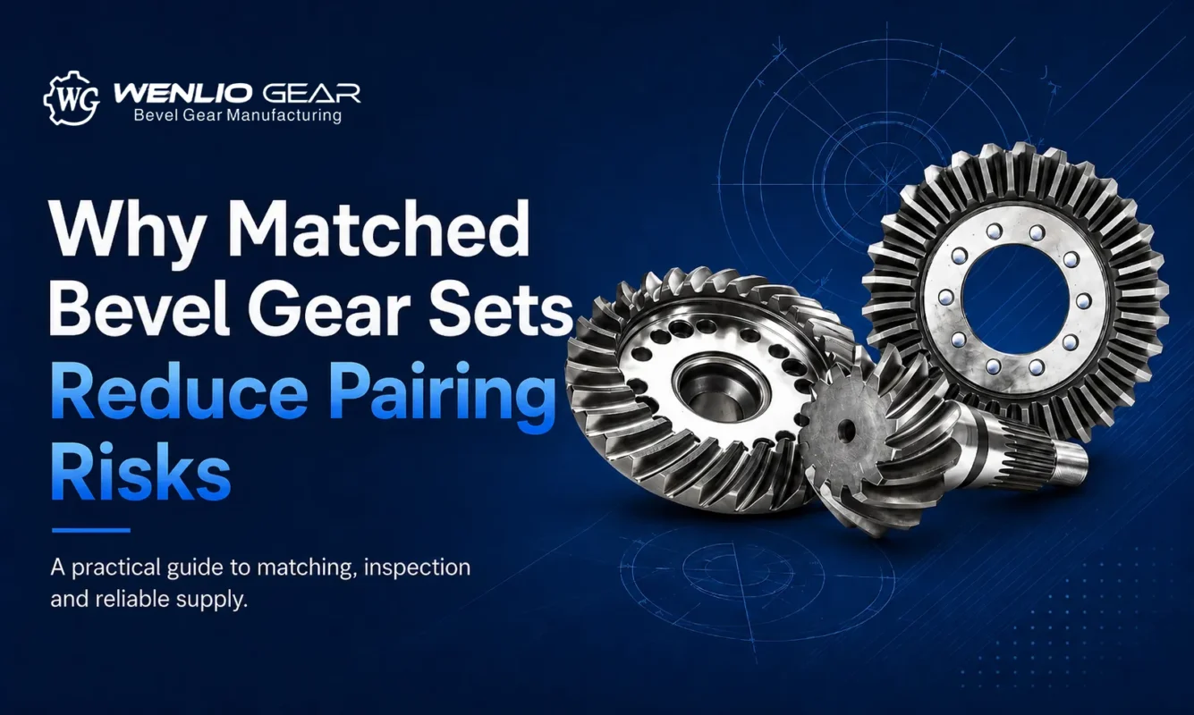 Why Matched Bevel Gear Sets Reduce Pairing Risks